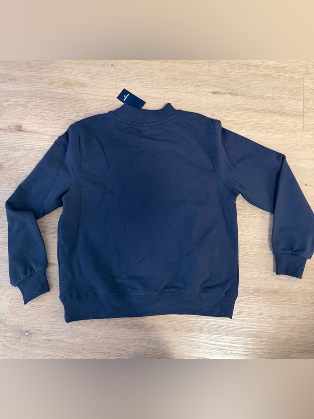 NWT Target x Parke Women’s Navy Sweatshirt with Embroidered Logo - Picture 2 of 4
